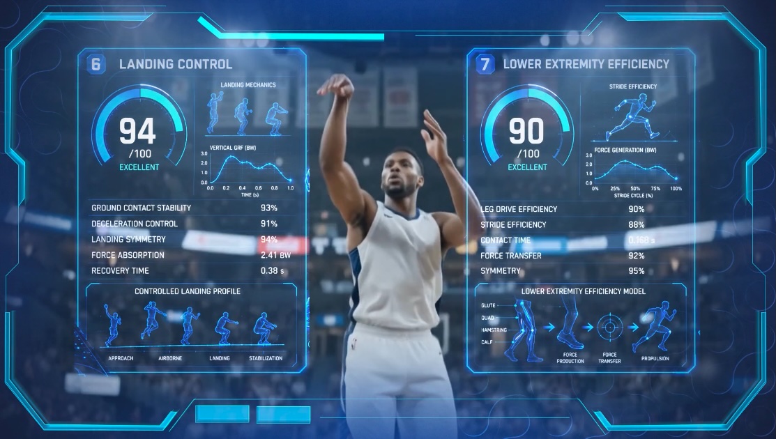 Basketball performance dashboard