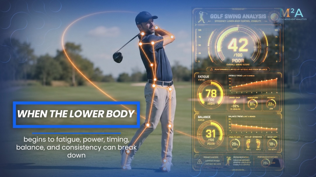 Golf movement analysis dashboard